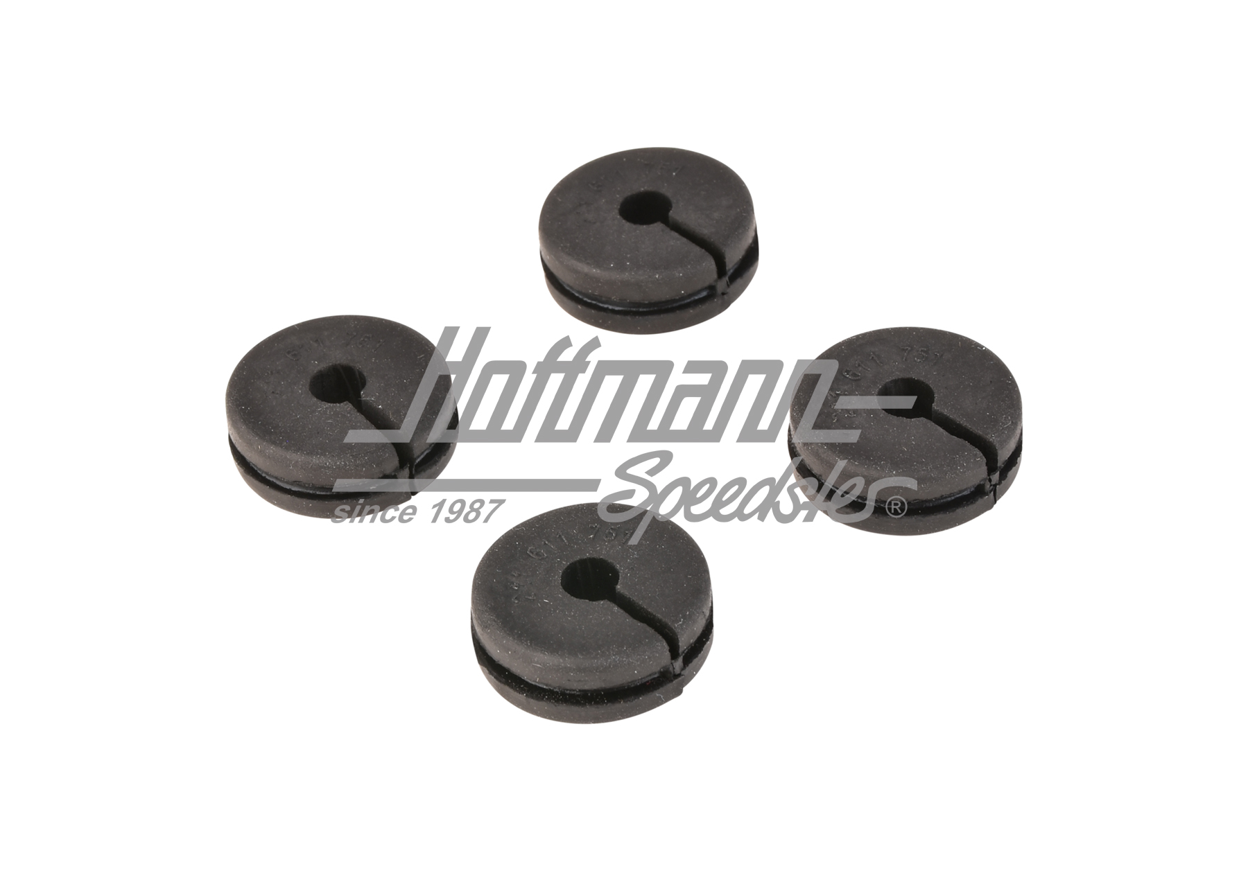 Junta de goma, tubería de freno, 4 piezas | 211 611 751 | 020-5279-04