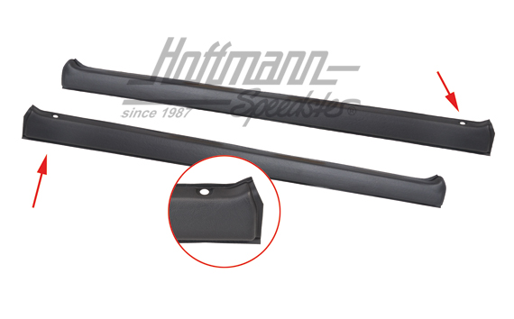 Coberturas, apoyo de ventanilla, Golf 1 Berlina | 171 837 219/220  8BM | 180-1948