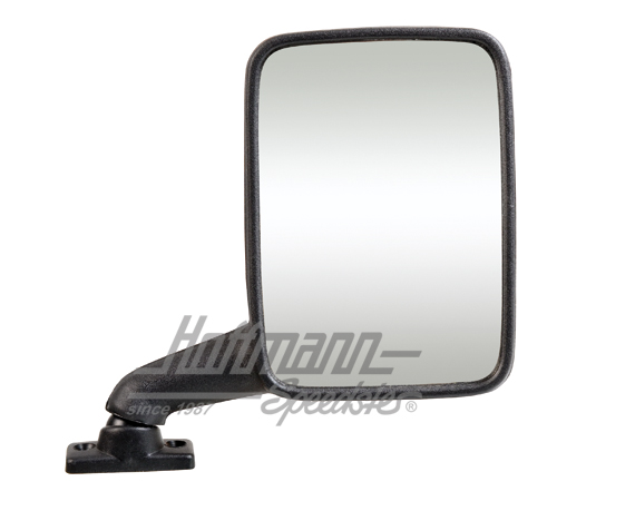 Retrovisor exterior, Furgoneta T3, de plástico, negro, derecho | 251 857 514 | 370-5115-02