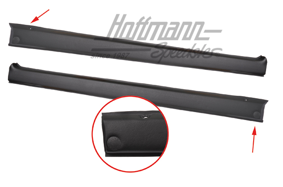 Coberturas, apoyo de ventanilla, Golf 1 Cabriolet | 155 867 219/220 8BM | 180-1948-20