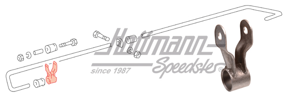 Piezas de horquilla, estabilizador, anterior, izquierda / derecha                                   