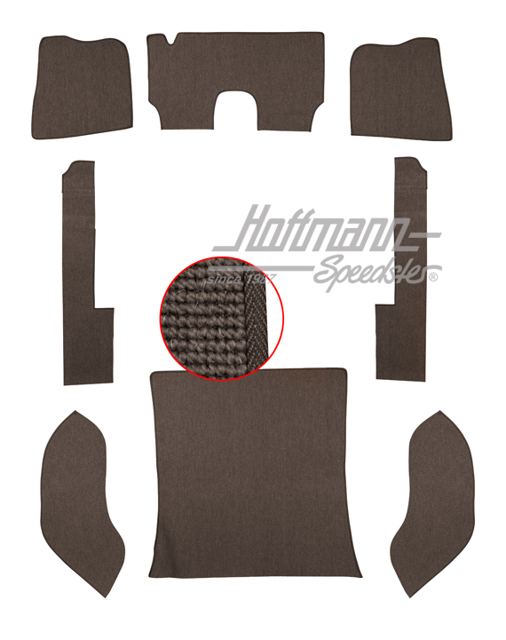 Juego de alfombras, Sedán, 57-64, hilado de pelo, antracita |  | 026-5023-02