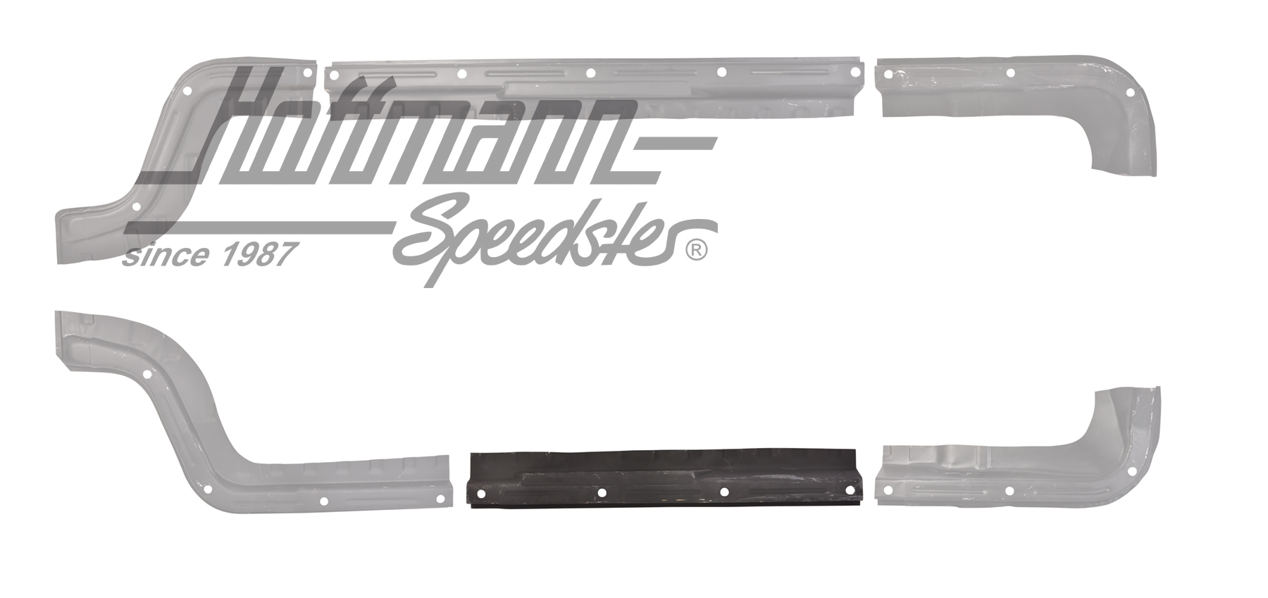 Chapa de reparación, placa de piso, centro, izquierda                                               