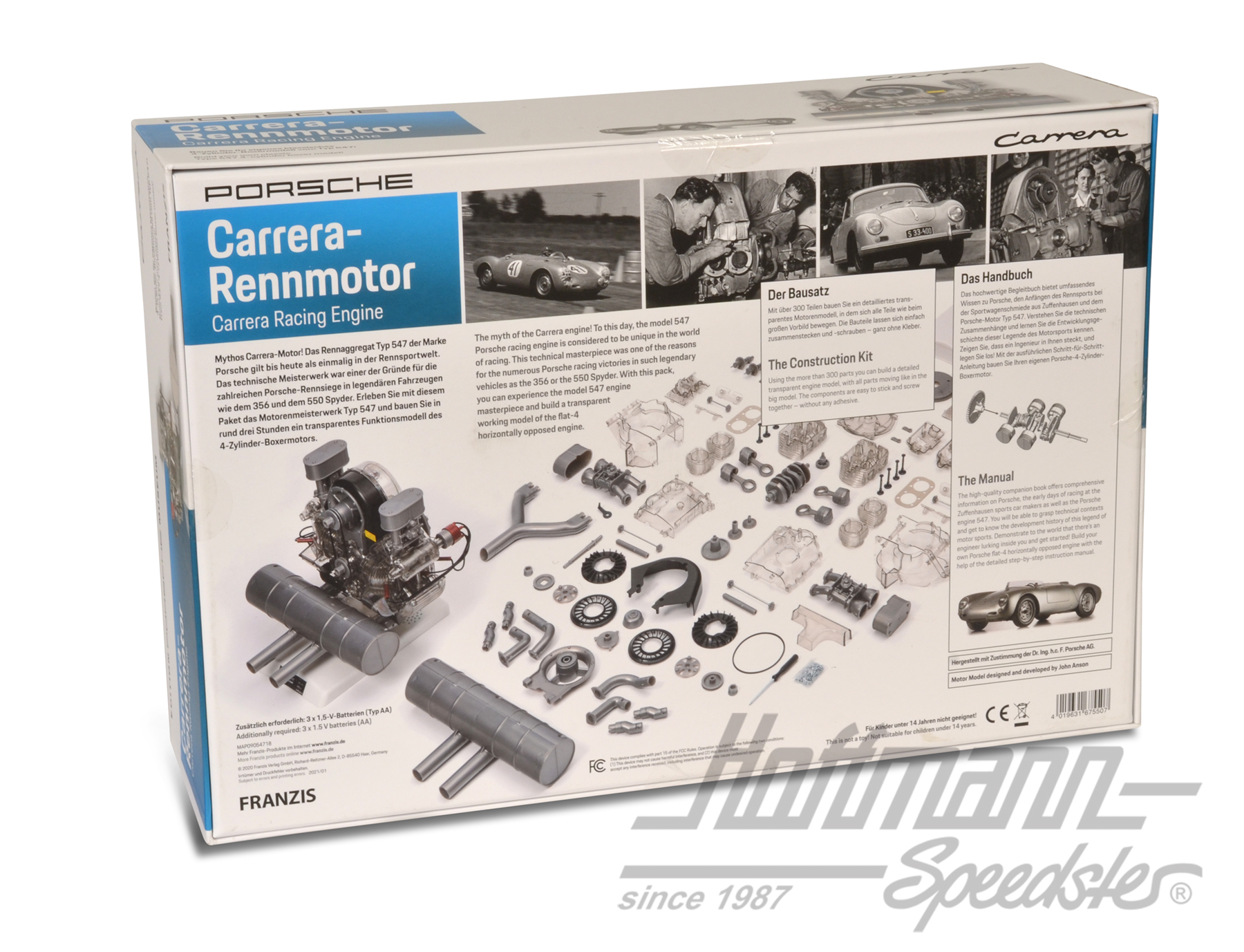 Motor de carreras Porsche Carrera, maqueta                                                          