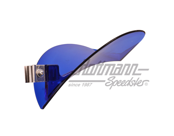 Turbulenciador, parabrisas, azul                                                                    