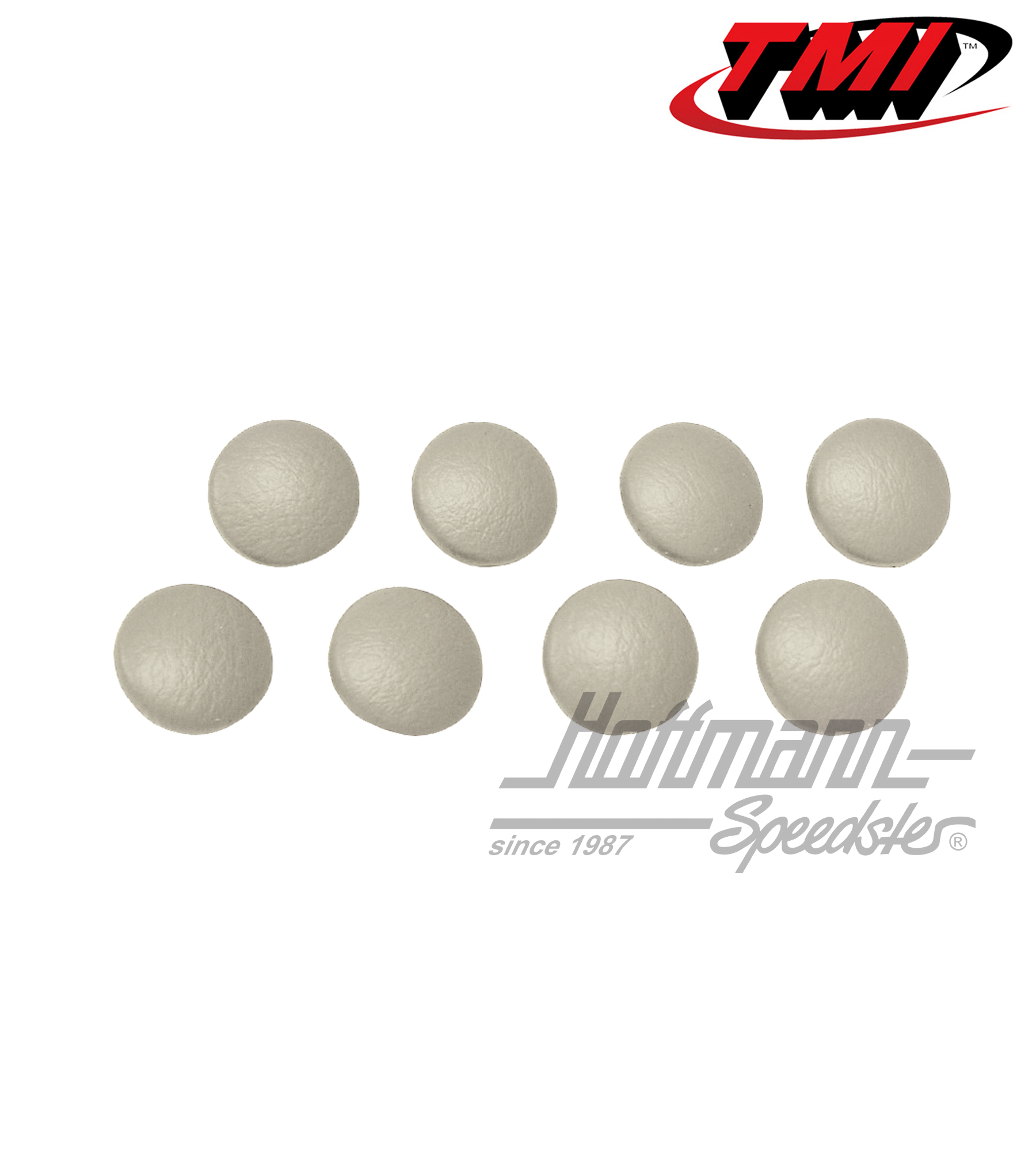 Botones de tapicería, juego de 8 piezas, blanco antiguo | 43-4414-15 | 055-7077