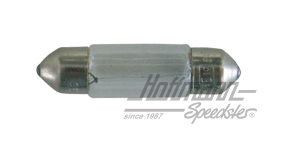 Bombilla Festoon, luz interior, 38 mm, 6V 5W | 500 171 0 | 020-4425-06