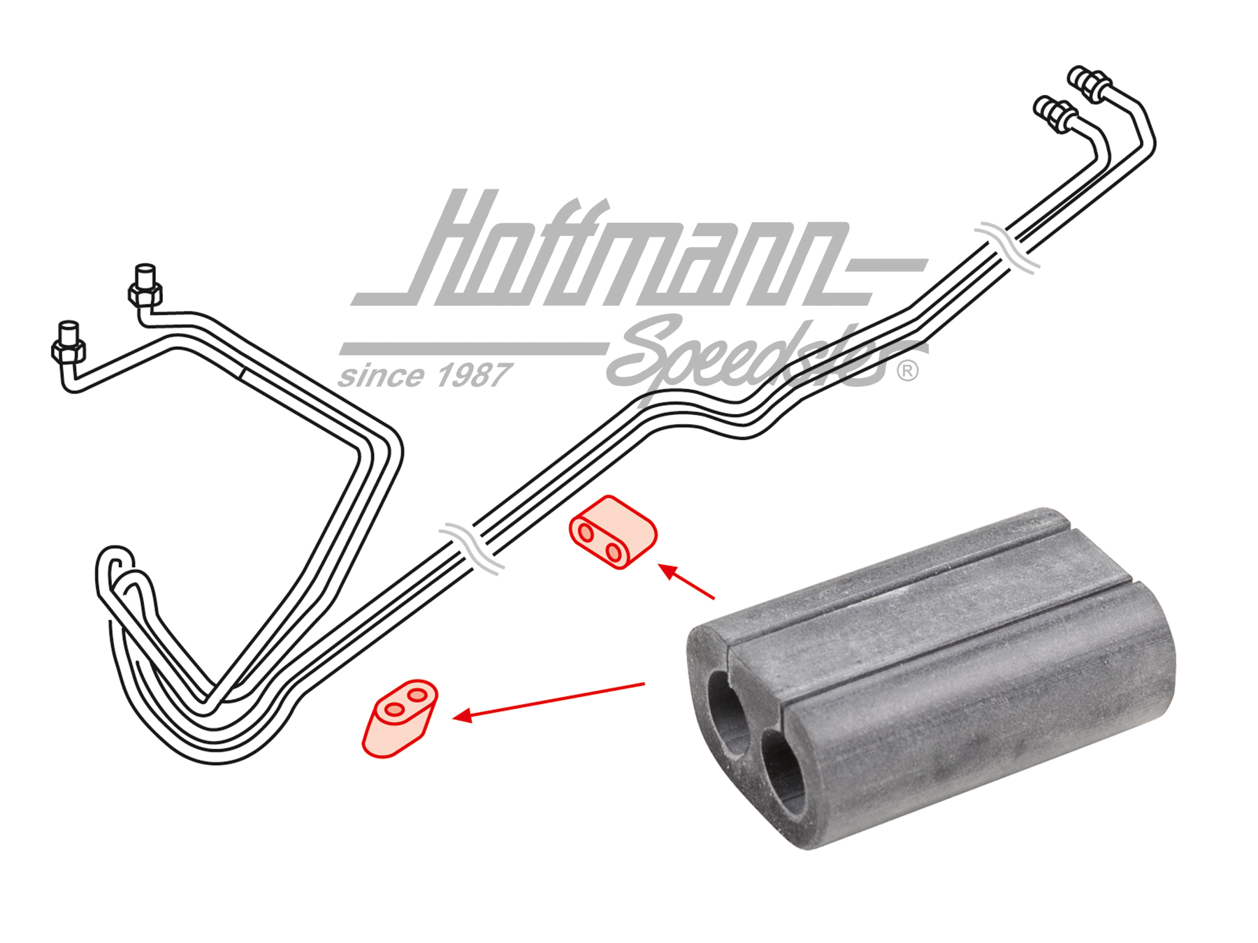Soporte, tubería de freno
, Golf Caddy | 861 201 245 A | 160-2622