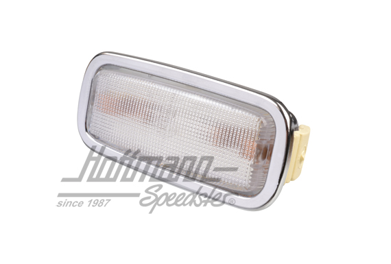 Piloto interior, 911 Coupé/356 C, superior, con borde cromado | 901 632 101 28 | 580-2802