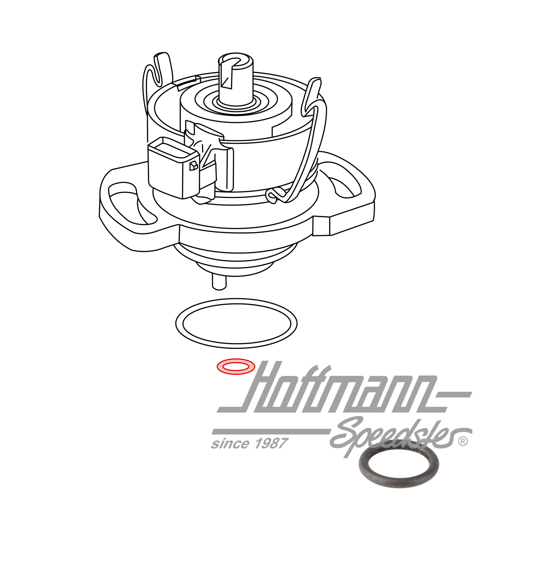 Junta anular
, distribuidor de encendido, 1.1-2.5 | 030 905 261 | 209-1320-10