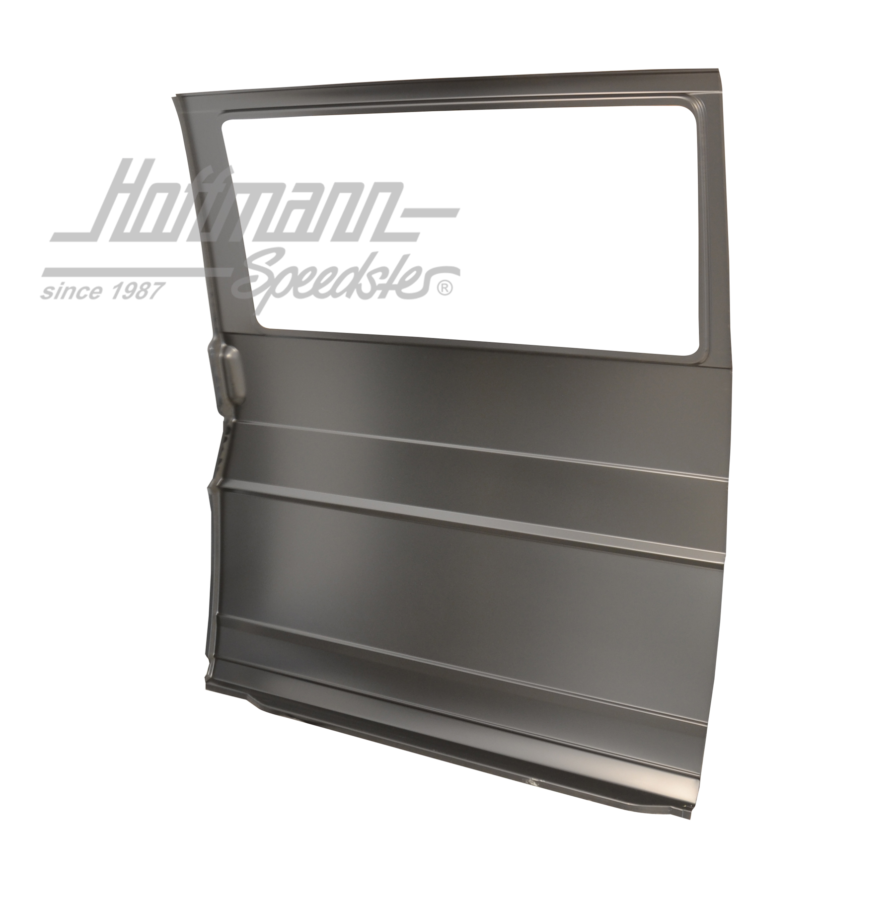 Panel lateral, con apertura para ventana, centro, dcha.                                             