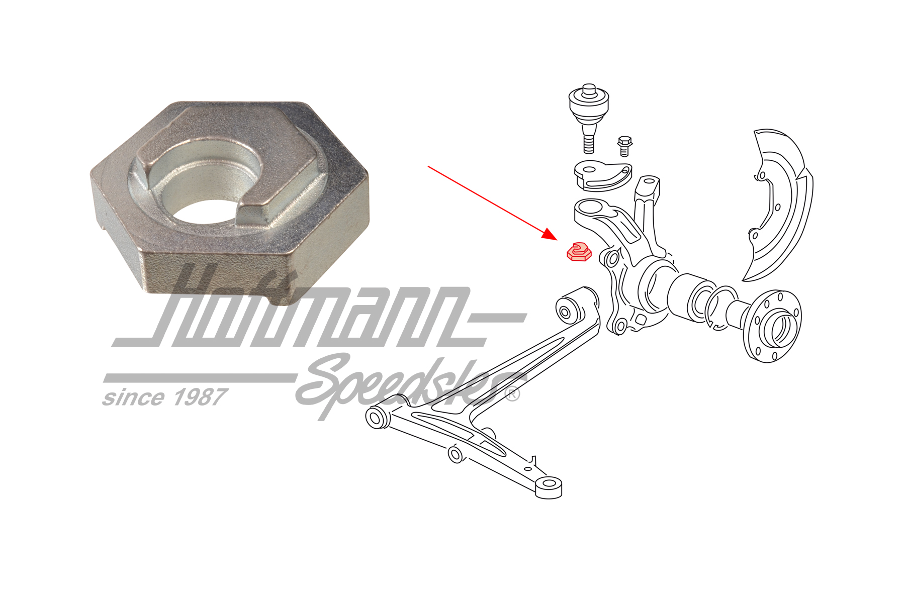 Excéntrico de ajuste, mangueta de eje
, Furgoneta T4 | 701 407 137 | 404-0513