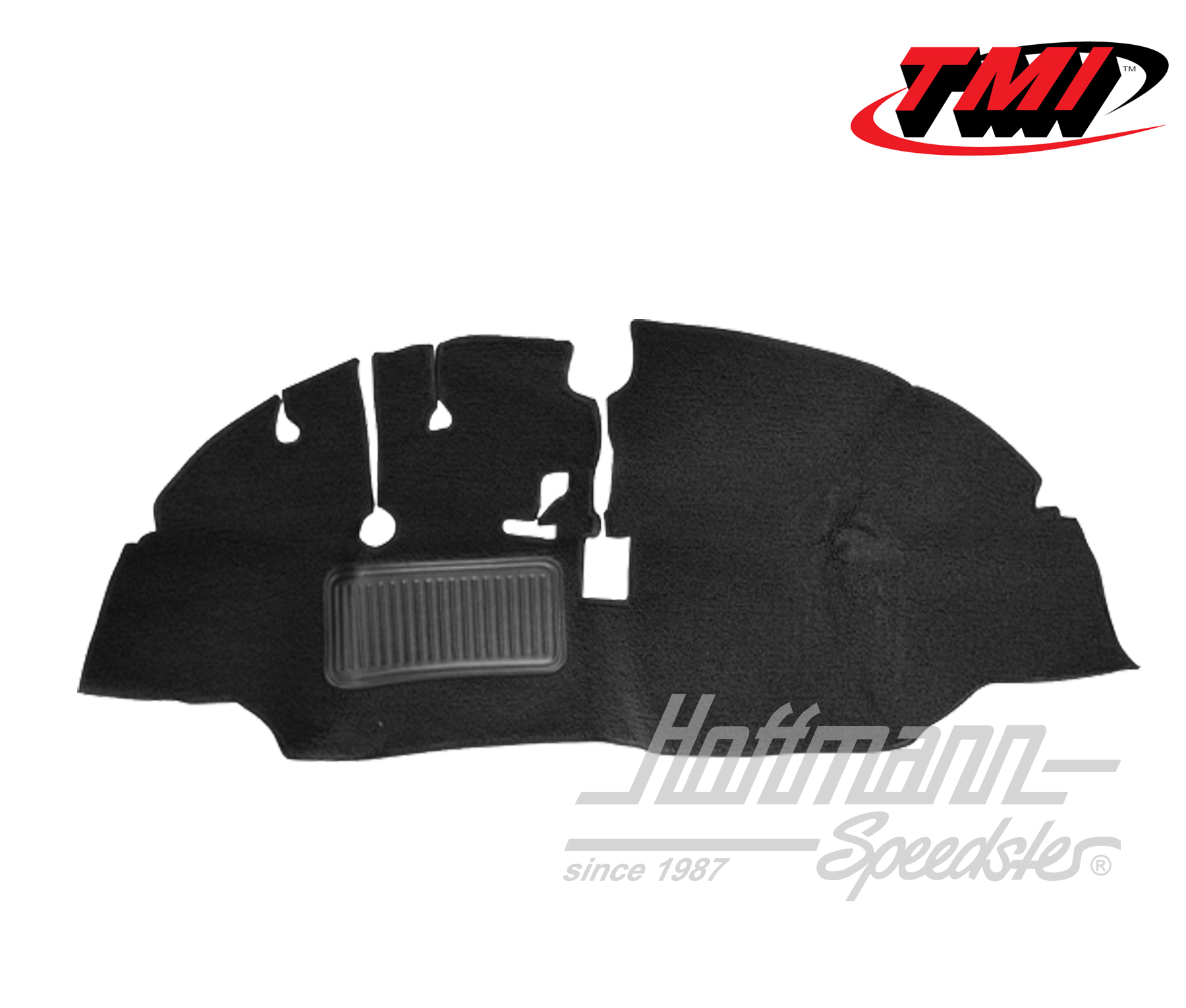 Alfombrilla, espacio para los pies, Furgoneta T1, 65-67, negro | 34-F2102-301 | 098-0001