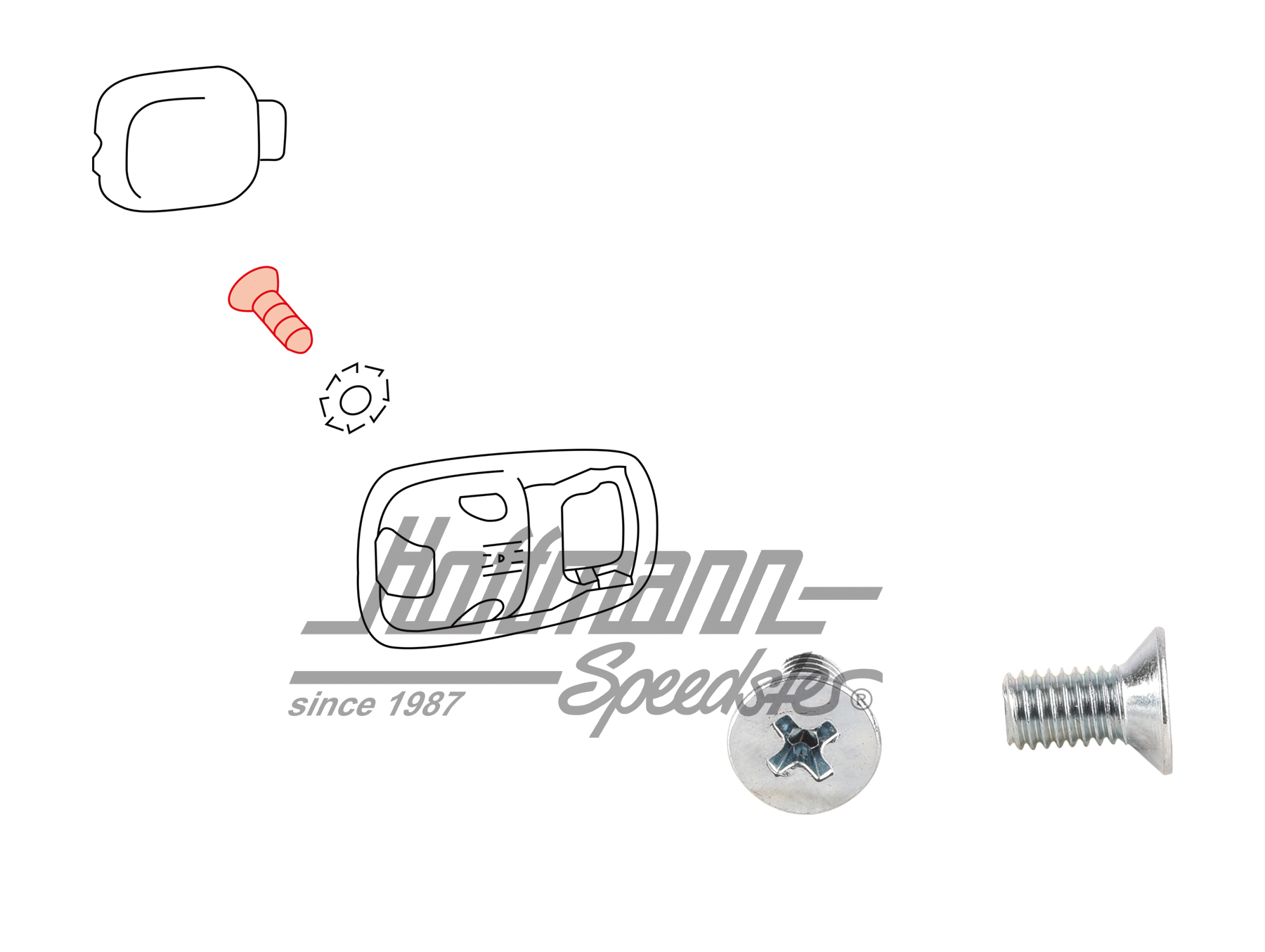 Tornillos, cubierta de tirador abrepuertas, 8.63- (PAR) | N  011 264 3 | 020-2321-03