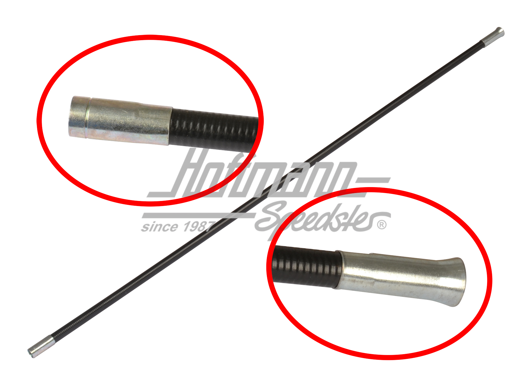 Tubo protector,  cable de acelerador

, 650 mm | 181 721 551 A | 080-7000