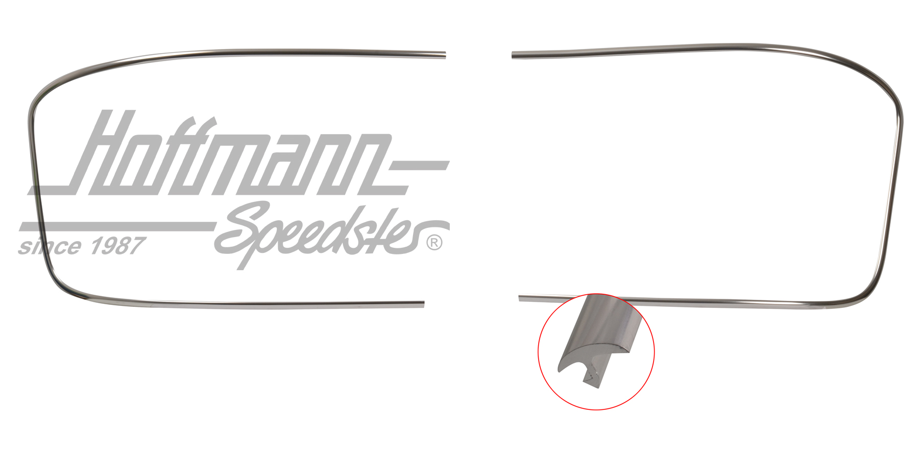 Marco decorativo
, aluminio, parabrisas, 356 B/C                                                   