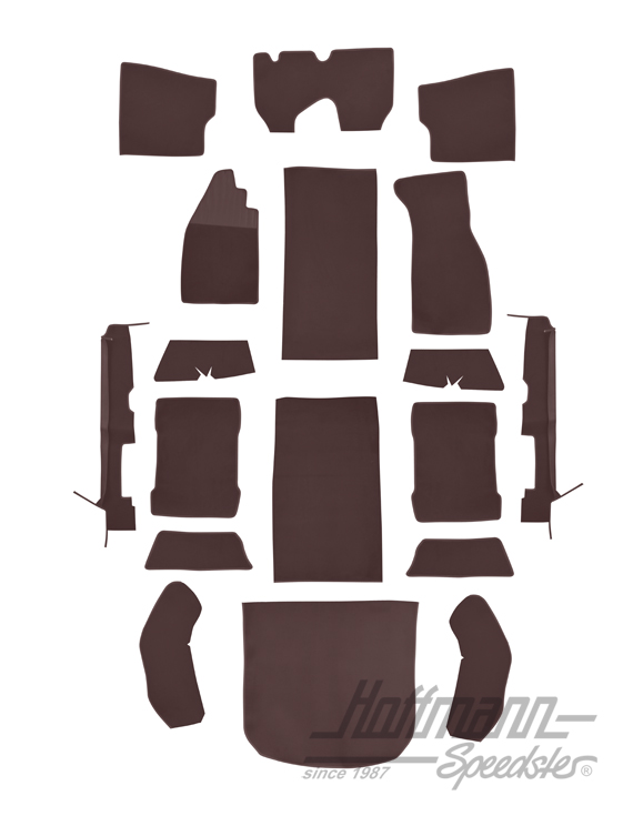 Juego de alfombrillas, Escarabajo Sedán, 8.72-, gris |  | 026-5823