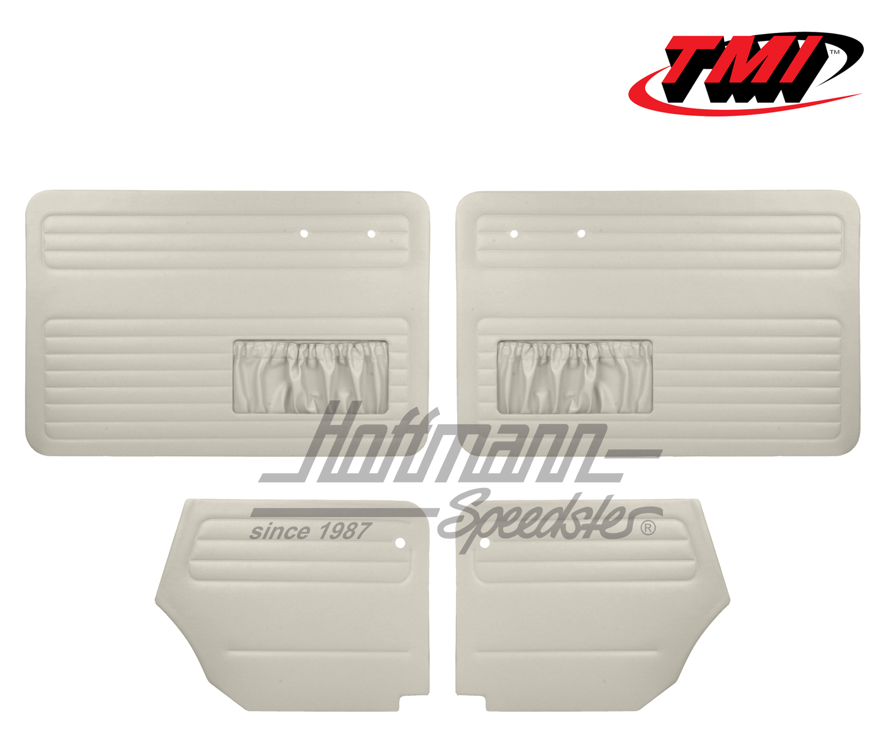 Paneles de puerta y de laterales, Escarabajo Cabriolet, 64-66, blanco | 10-1328-20 | 055-7560