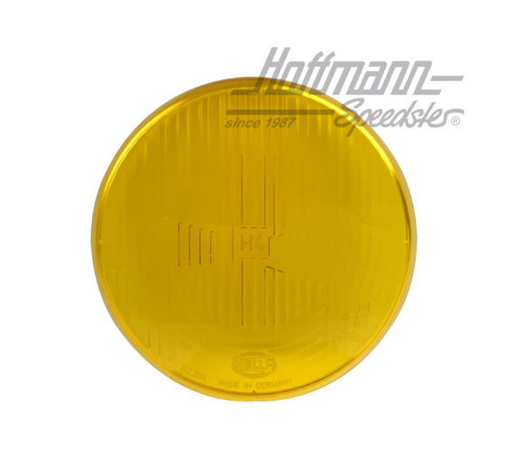 Cristal de faro, H4, Hella, 67-73, giallo                                                           
