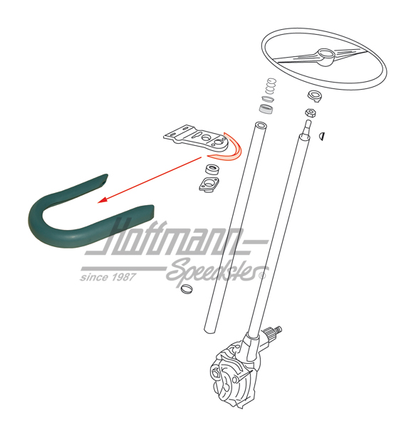 Protección de la rodilla, soporte de volante, Furgoneta T1 | 211 415 639 GY | 089-4200