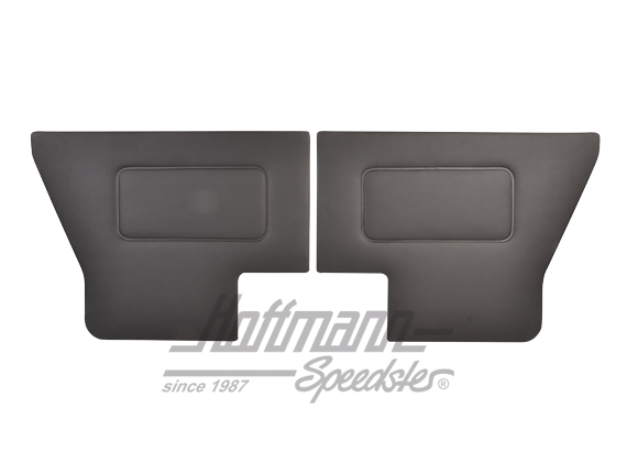 Paneles de puertas, Golf 1 Cabriolet, negro                                                         