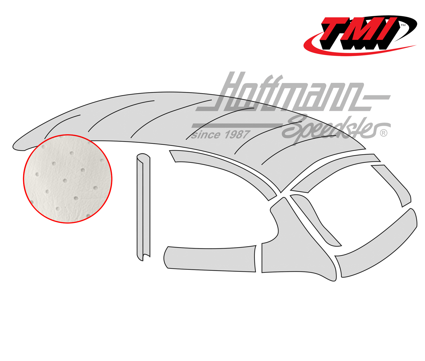 Techo, Style original, perforado, blanco antiguo, 72-79 | 20-1120-44 | 055-7196-10