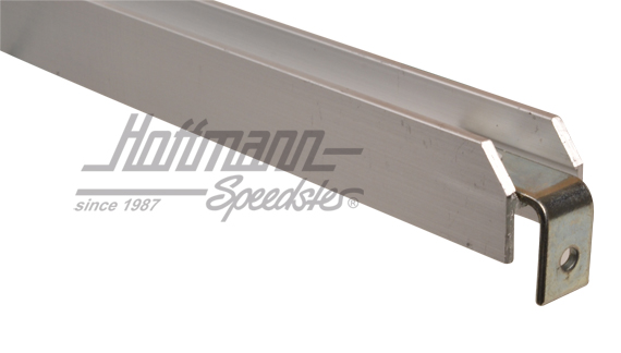 Riel de guía, ventanilla de manivela / deflector, izqda., plateado                                  