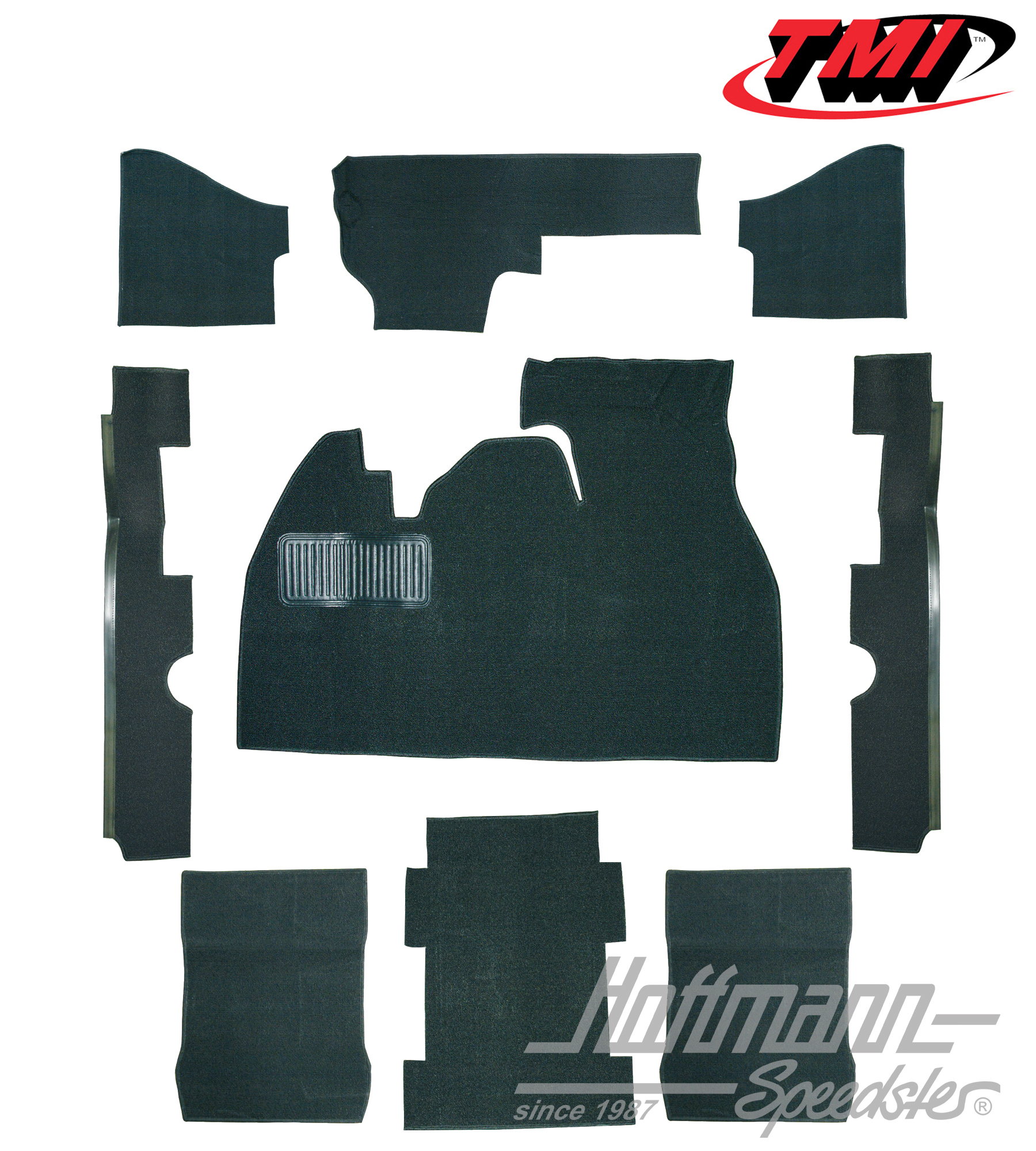 Juego de alfombrillas, Sedán, negro, 1303 | 34-F1214-301 | 020-5306