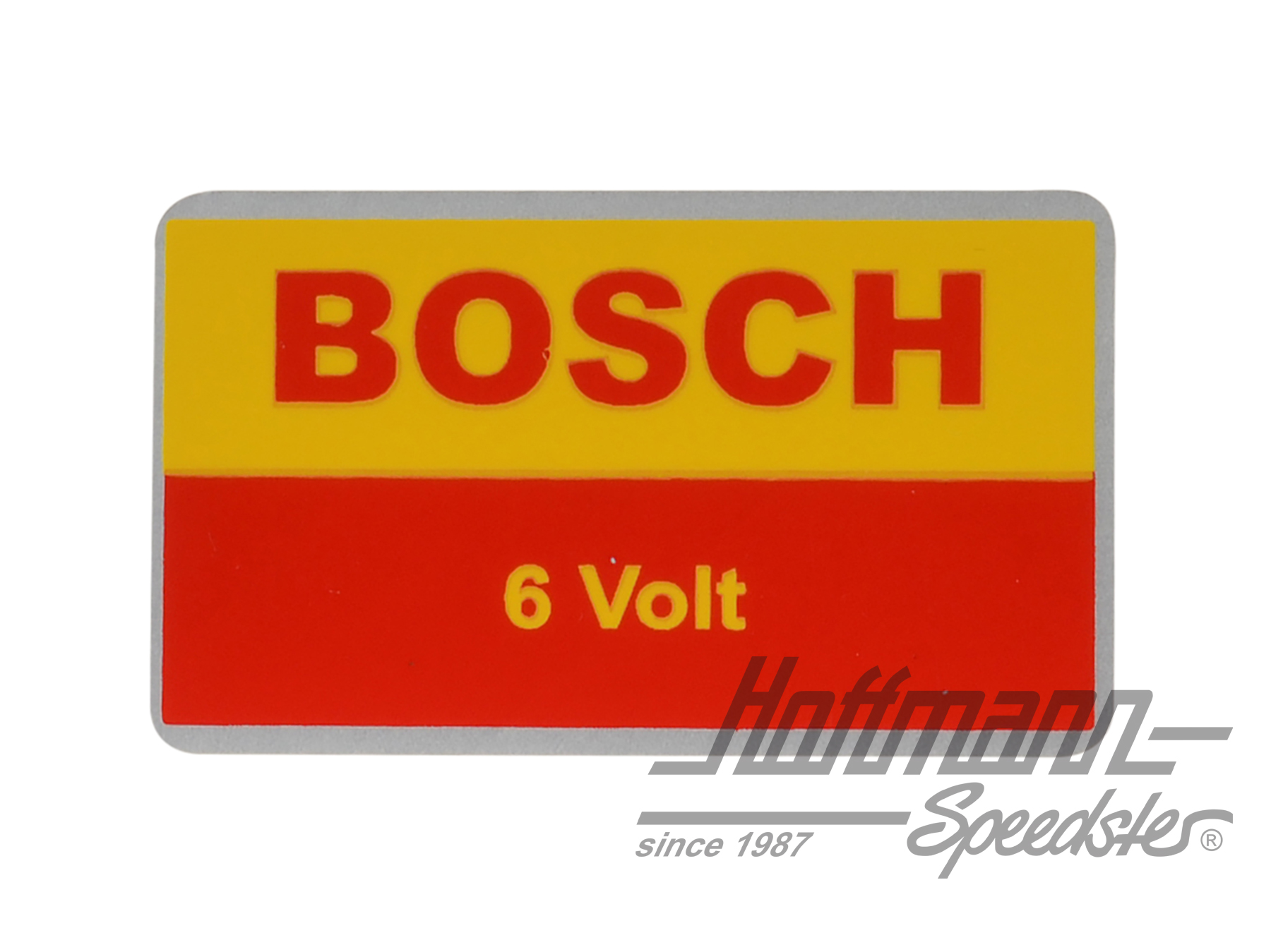 Pegatina "6 Volt", bobina de encendido, amarillo/rojo | AC853979 | 021-0194-23