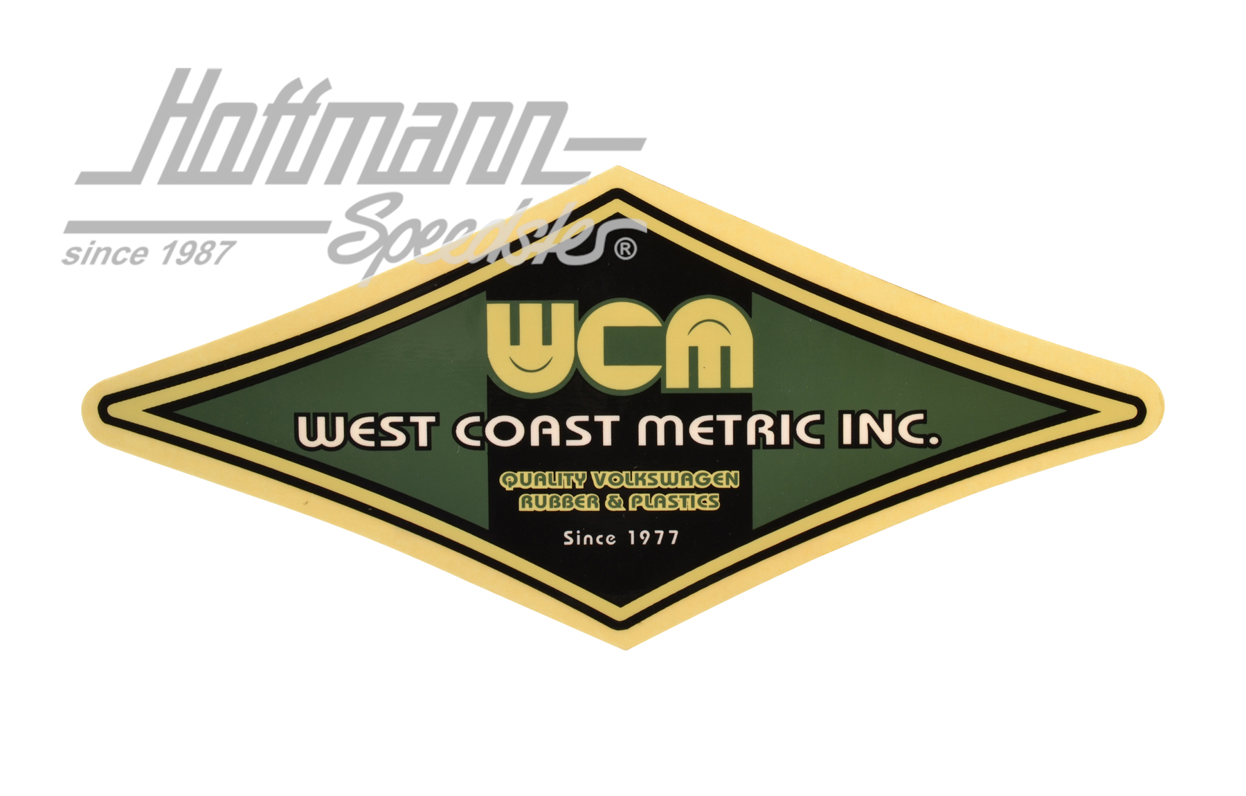 Pegatina "West Coast Metric", verde | --- --- --- | 021-0187-10