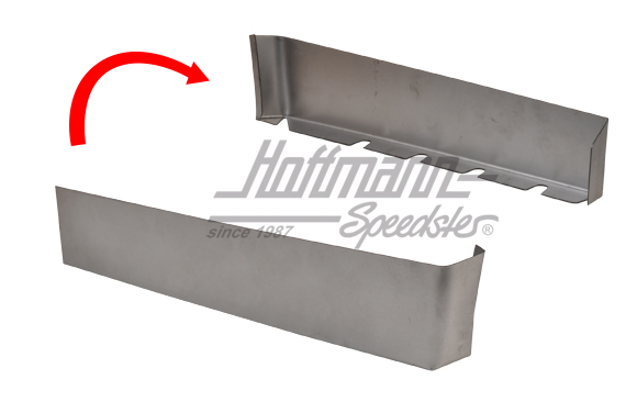 Chapa de reparación, chapa angular, inferior, posterior, izqda.
 | 251 813 367 | 390-0056-01