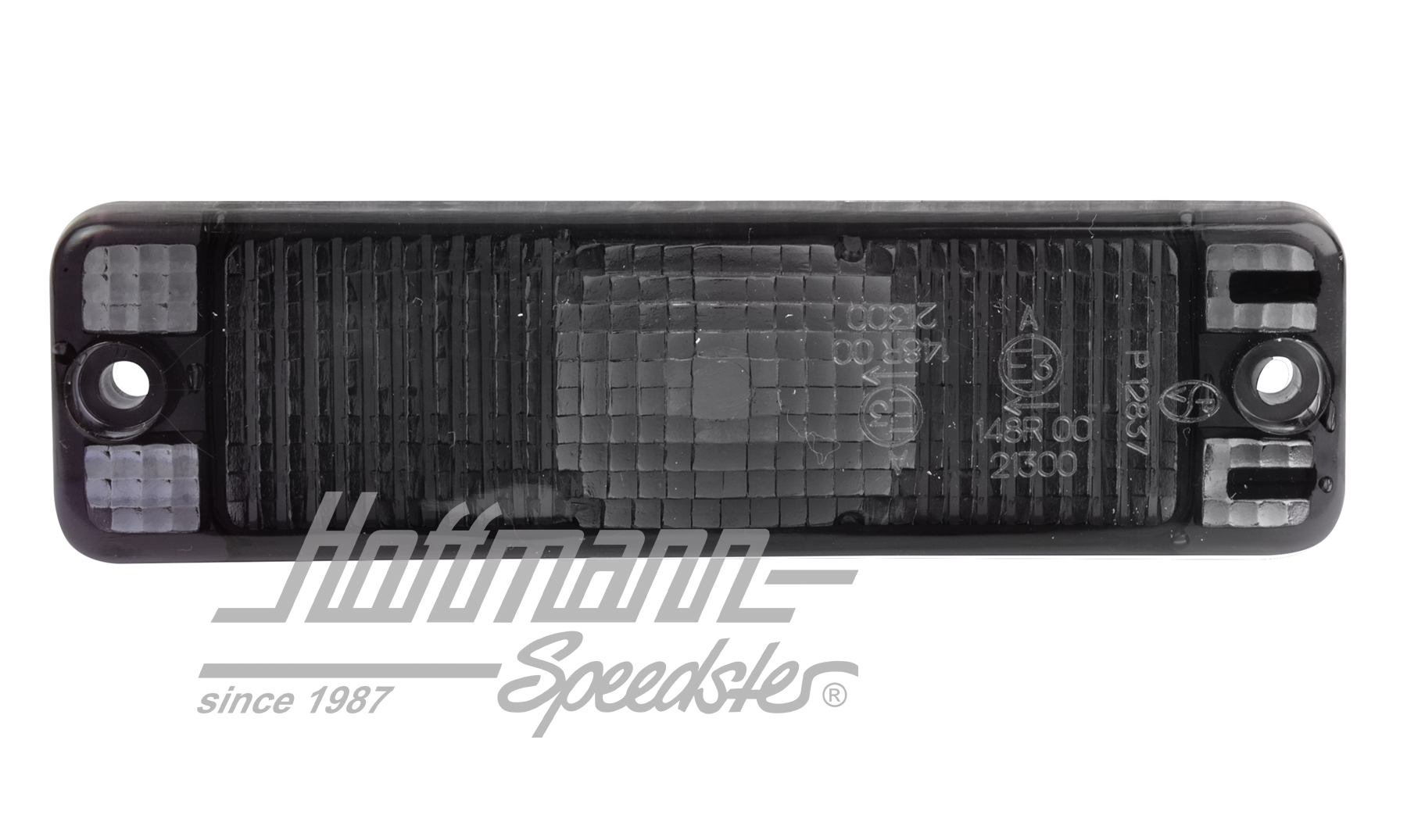 Vidrio del intermitente, recto, negro |  | 020-4460-08