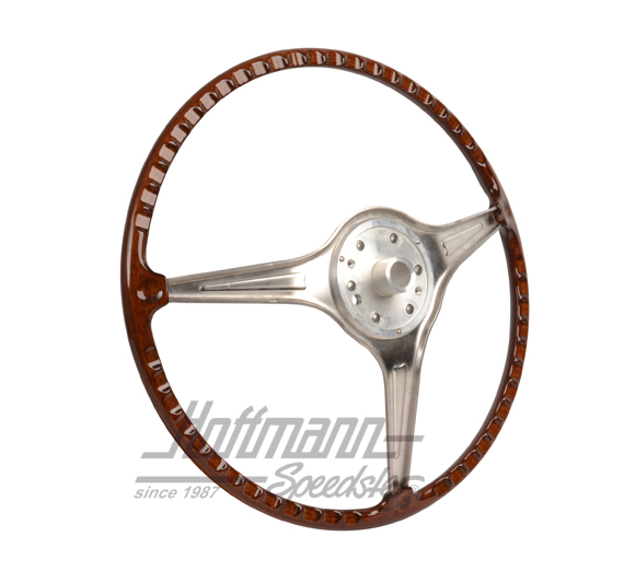 Volante, 356 B/C, 420 mm, imitación madera                                                          