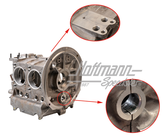 Cárter del cigüeñal, estándar, 1.3-1.6, Aluminio | 043 101 025 ALU | 010-0003-01
