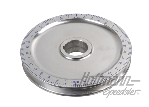 Polea, aluminio, estándar, azul | AC 106 255 | 010-1122