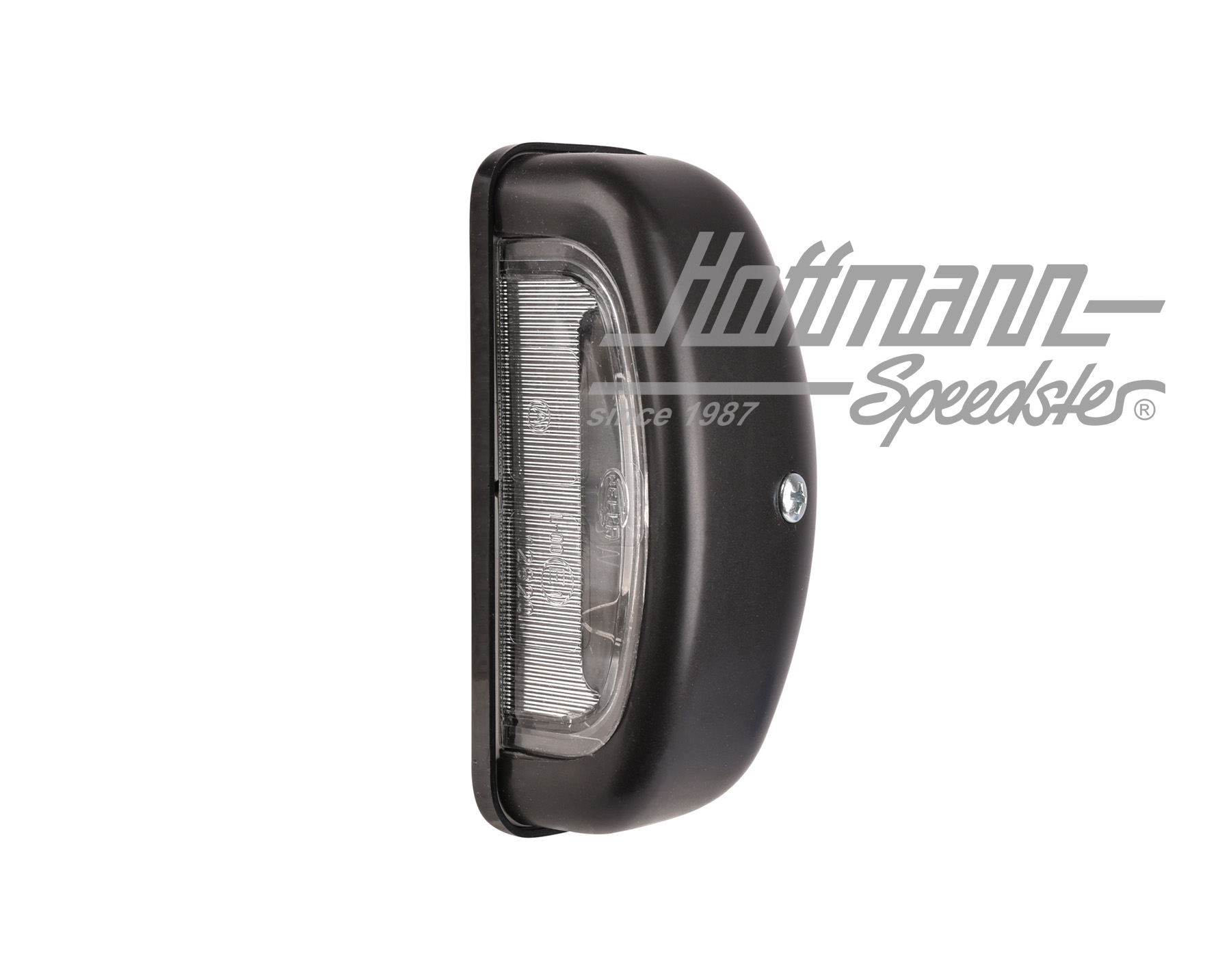 Luz de matrícula, negra, Hella | 2KA 001 386-231 | 020-4475