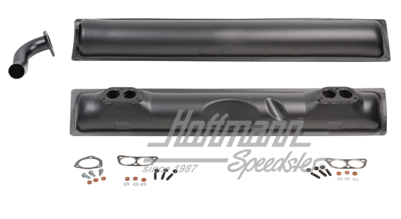 Escape deportivo, chapa de acero, 914/4, 1.7-1.8 | 021 251 053 C | 600-2098