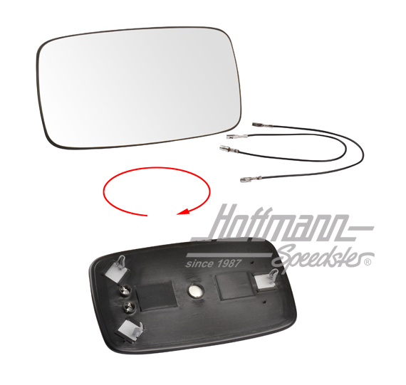 Cristal de retrovisor
, eléctrico / calefactable, 76-88                                            