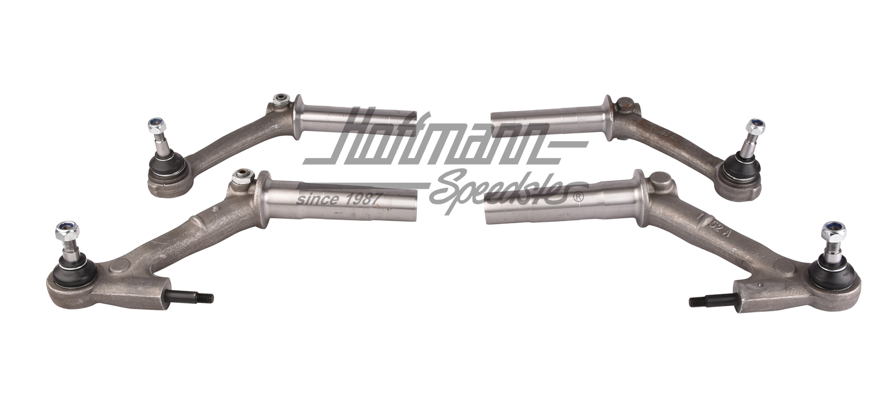 Juego de brazo soporte, con cabezas esférica, 8.65-                                                 