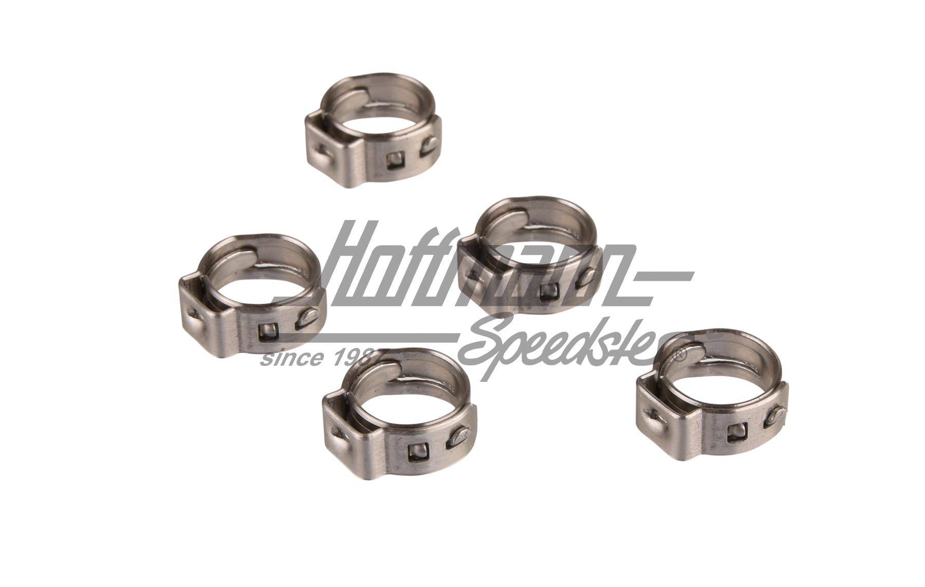 Abrazaderas de una oreja, ajustable, 7.3-9 mm | --- --- --- | 020-0505-04