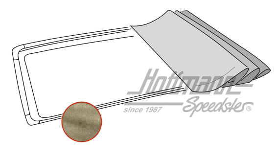 
Funda de techo plegable
, Golf 2, PRFV, beige | --------- | 208-5580-20