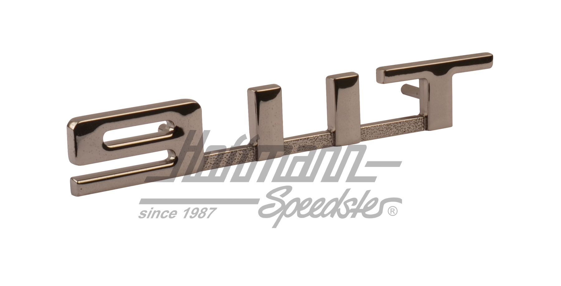 Logotipo, 911 T, negro/cromado                                                                      