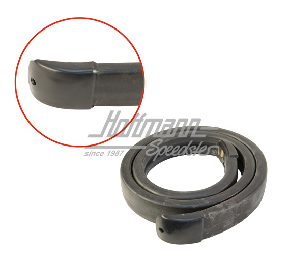 Goma del parachoques, posterior, Furgoneta T2, 72-79 | 241 707 421 D | 096-0834