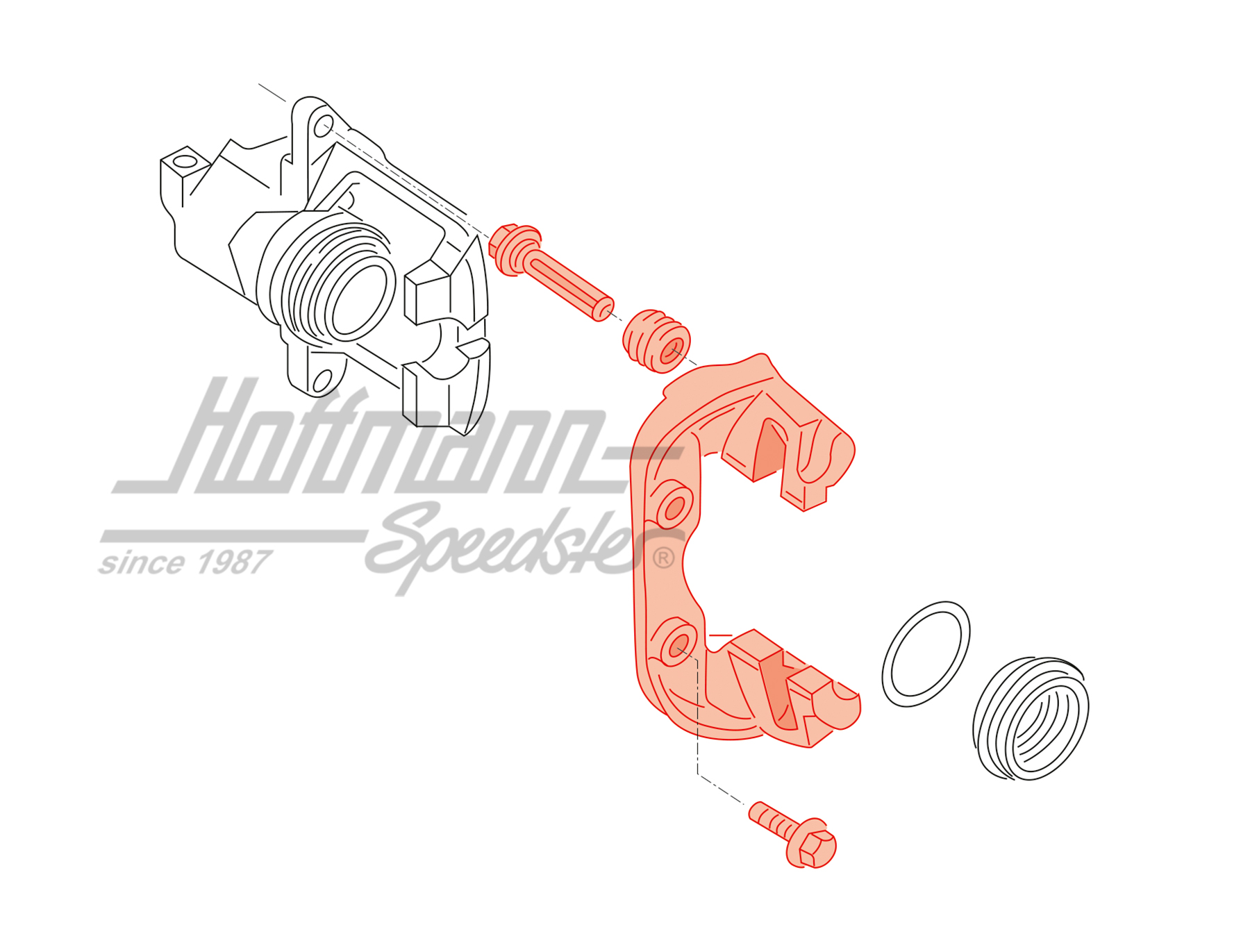 Soporte de freon, Furgoneta T3, 8.86-7.92, izqda./dcha.                                             