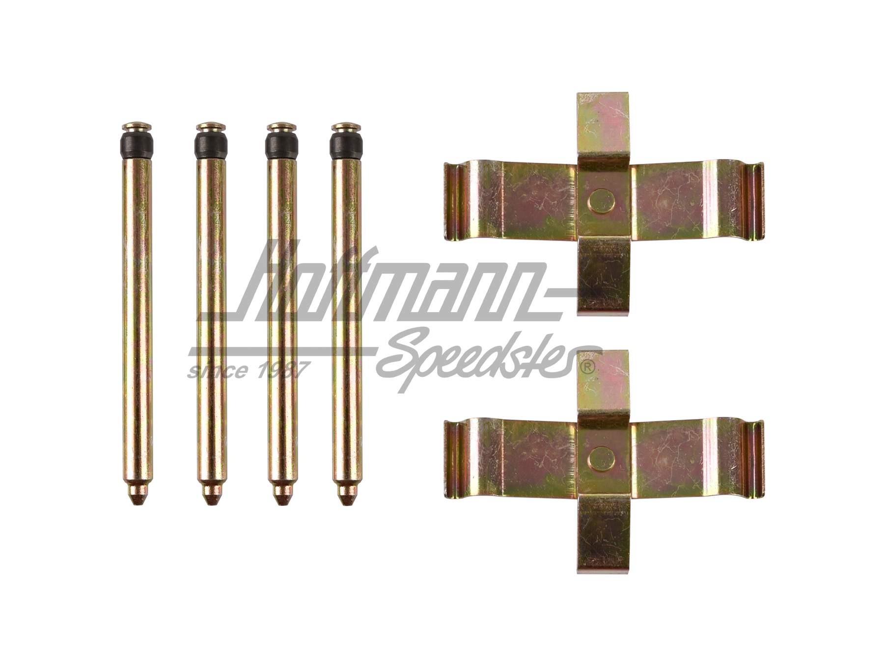 Juego de fijación, zapatas de freno, anterior, 64-68                                                