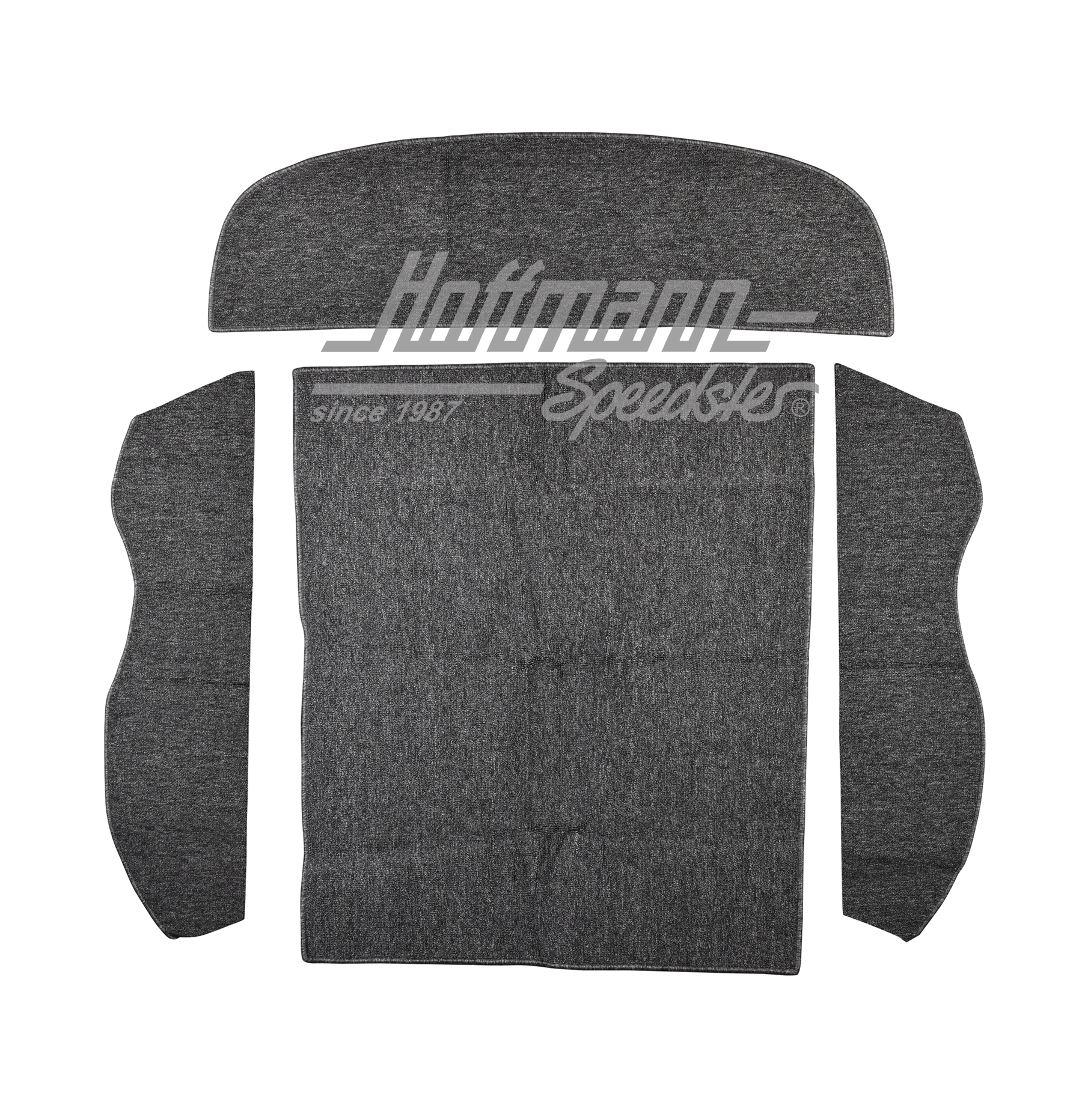 Juego de alfombras, maletero, posterior, Notchback, gris | 34-R3137-407 | 069-9700