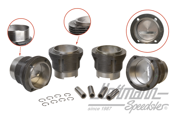 Pistones + cilindros, 104x71-78mm, 2.4, (Big) | VW104T4S71 | 092-0690