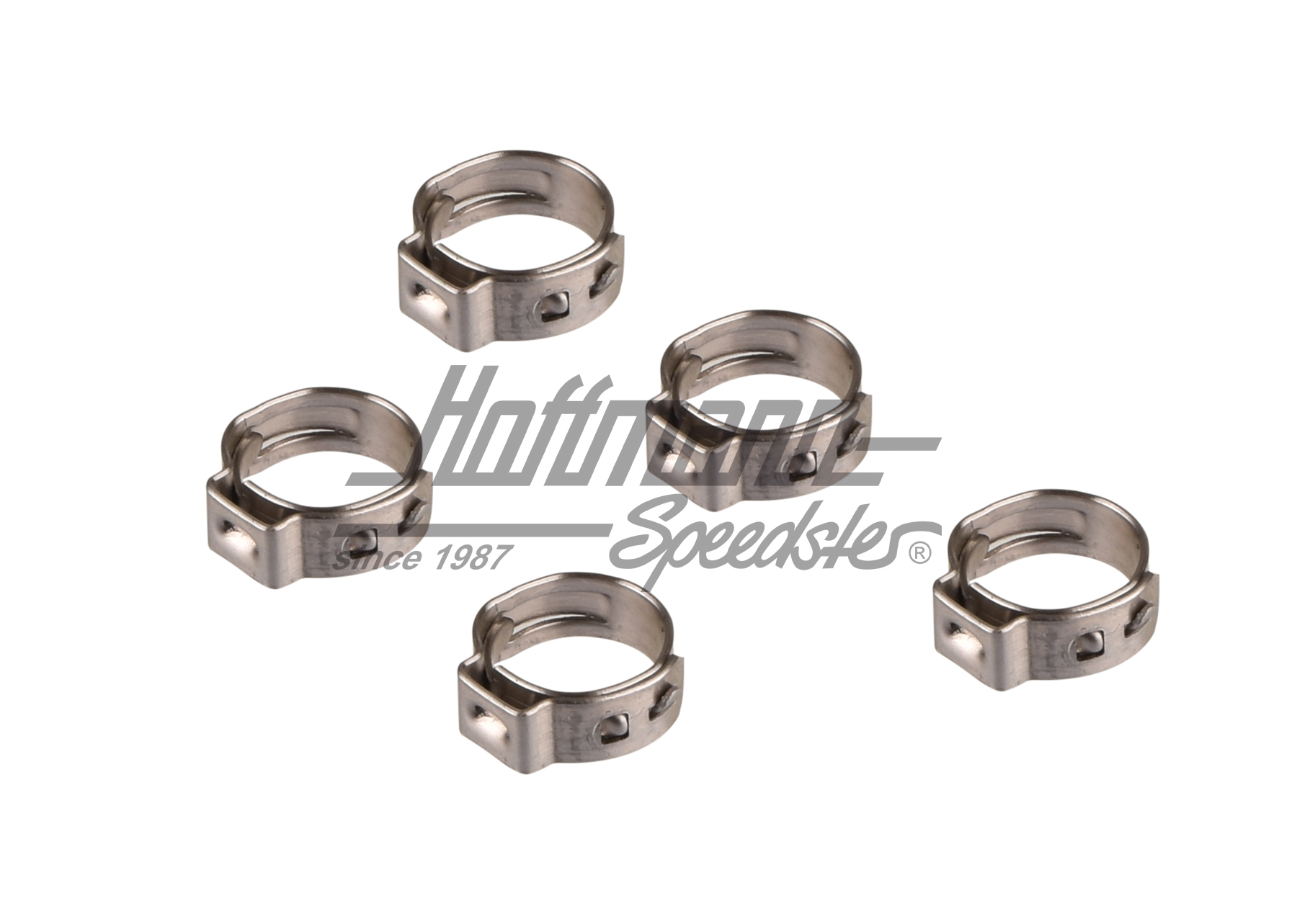 Abrazaderas de una oreja, ajustable, 8.8-10.5 mm | --- --- --- | 020-0505-08