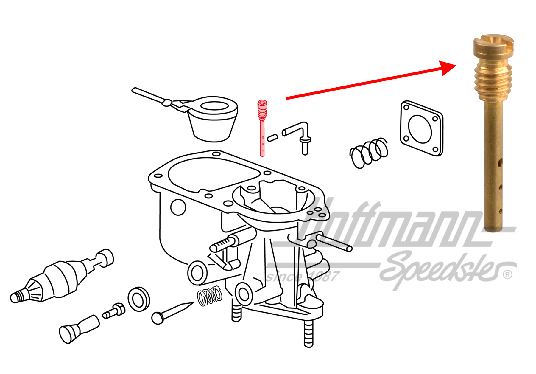 Boquilla de compensación, 170, 30 PICT-03 | 113 129 435 R | 020-1316-53