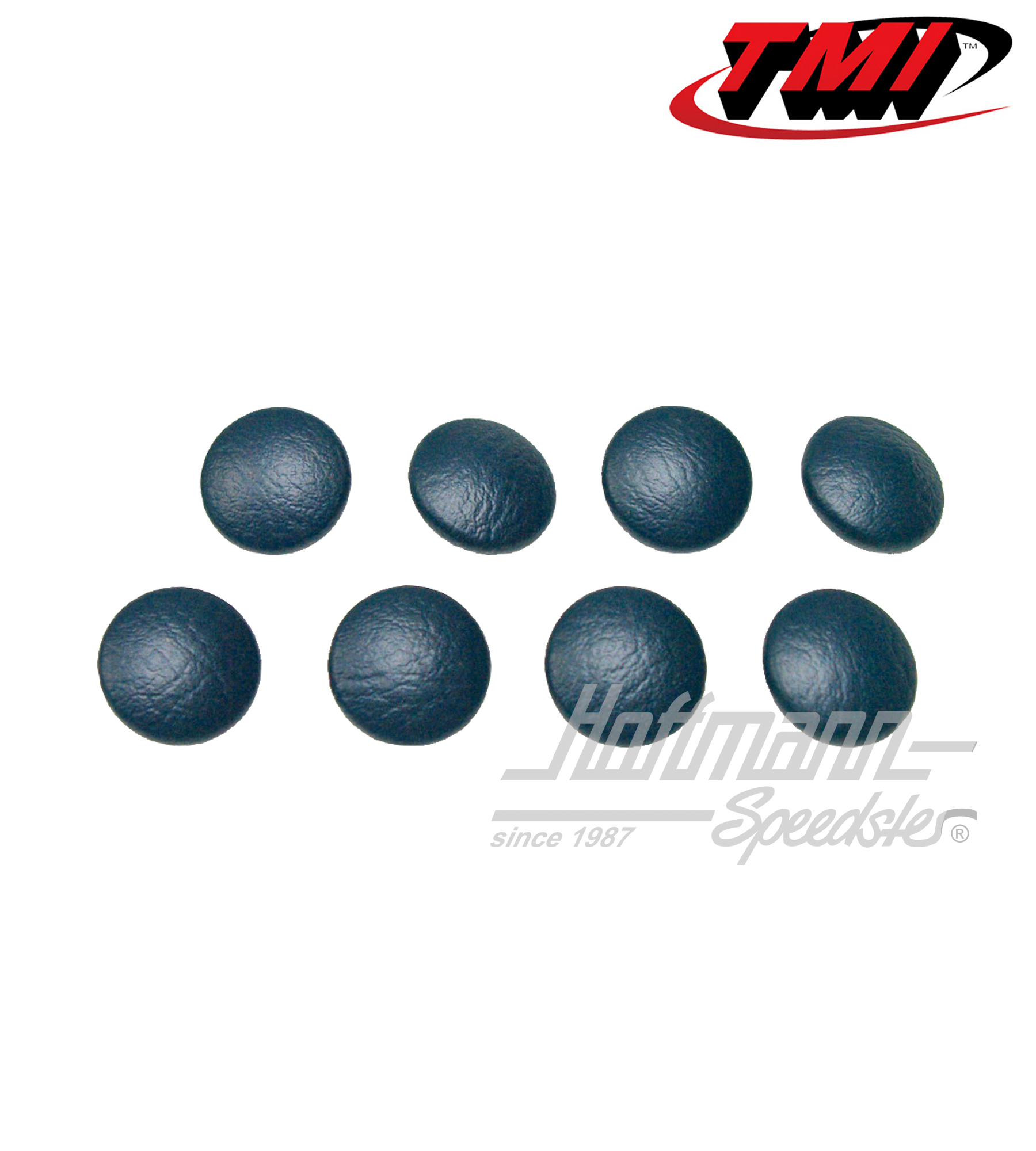 Botones de tapicería, juego de 8 unidades, azul | 43-4414-18 | 055-7073